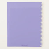 Lavender Lovebirds Wedding Planer (Rückseite)