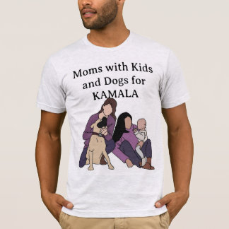 Lavender - Mama Kind und Hund für Kamala Tshirt