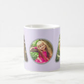 Lavender MAMA Muttertagsfoto Collage Kaffeetasse (Mittel)