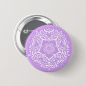 Lavender Mandala Button (Vorne & Hinten)