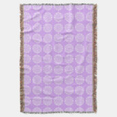 Lavender Mandala Decke (Vorderseite Vertikal)