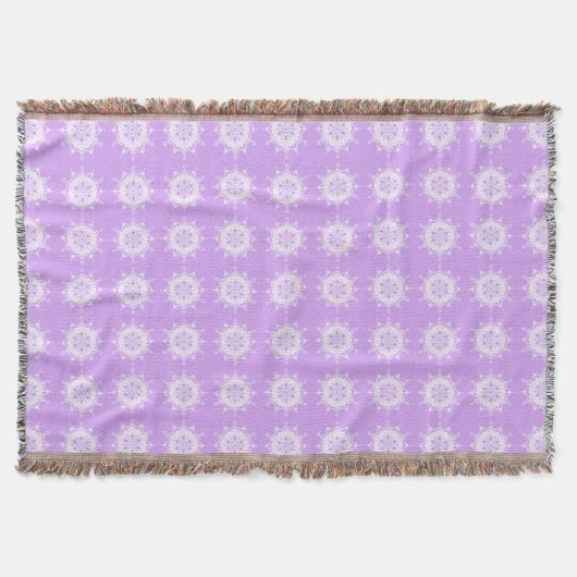Lavender Mandala Decke (Vorderseite)