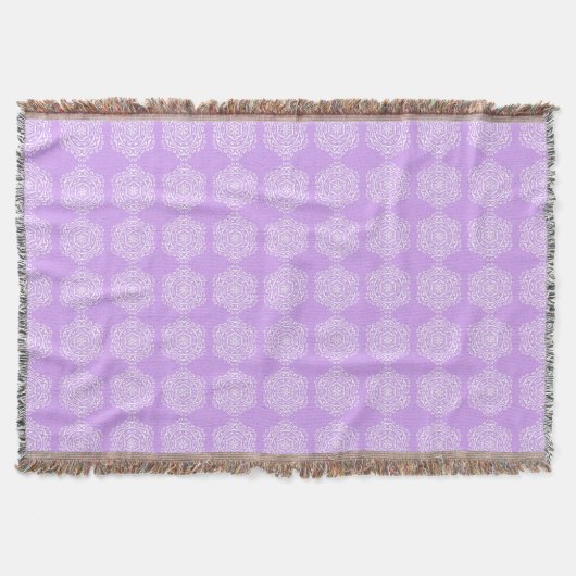 Lavender Mandala Decke (Vorderseite)