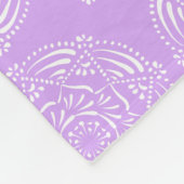 Lavender Mandala Fleecedecke (Ecke)