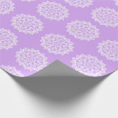 Lavender Mandala Geschenkpapier (Ecke)
