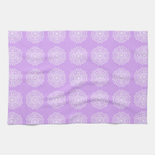 Lavender Mandala Küchentuch