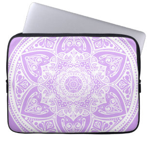 Lavender Mandala Laptopschutzhülle