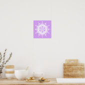 Lavender Mandala Poster (Küche)