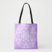 Lavender Mandala Tasche (Vorderseite)
