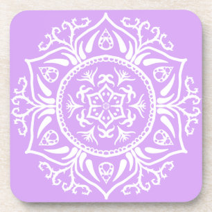 Lavender Mandala Untersetzer