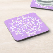 Lavender Mandala Untersetzer (Linke Seite)
