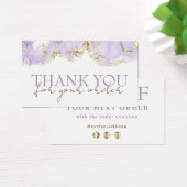 lavender marmordesign danke Ihnen discount card (Schreibtisch)