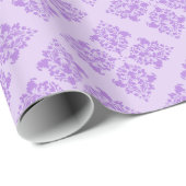 Lavender marokkanischer Damask Geschenkpapier (Rolleneckpunkt)