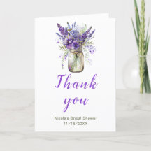 Lavender Mason Jar Brautparty