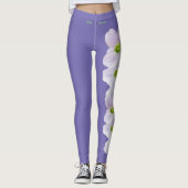 Lavender Massachusetts Staat Mayflower Leggings (Vorderseite)