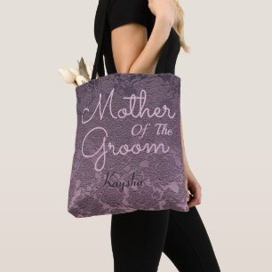 Lavender Mauve Lila Hochzeitsmutter des Raumes Tasche