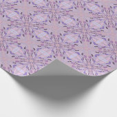 Lavender Mauve Pink Lila Geometrie Abstrakte Kunst Geschenkpapier (Ecke)