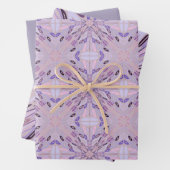 Lavender Mauve Pink Lila Geometrie Abstrakte Kunst Geschenkpapier Set (Beispiel)