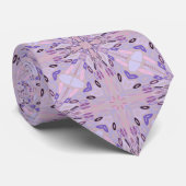 Lavender Mauve Pink Lila Geometrie Abstrakte Kunst Krawatte (Gerollt)