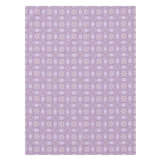 Lavender Mauve Pink Lila Geometrie Abstrakte Kunst Tischdecke (Vorderseite)