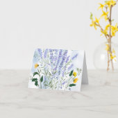 Lavender Meadow - Impression Karte (Gelbe Blume)