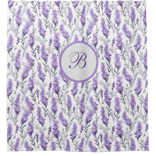 Lavender Meadows Duschvorhang (Vorderseite)
