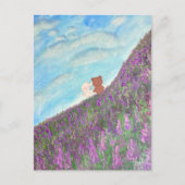 "Lavender Memory" Postcard & Envelope Set Postkarte (Vorderseite)