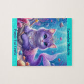 Lavender Merkitty Puzzle (Horizontal)