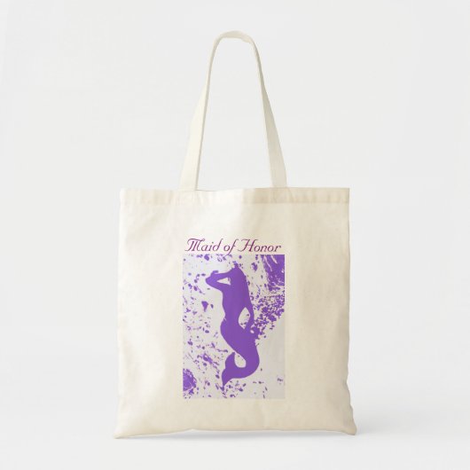Lavender Mermaid Trauzeugin Tragetasche (Vorne)
