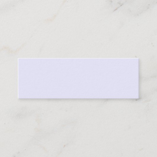 Lavender Mini Business Card Visitenkarte (Vorderseite)
