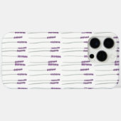 Lavender – Minimal Botanical Phone Case (Rückseite (Horizontal))