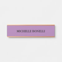 Lavender Minimalistisch Schlicht Legible Modern