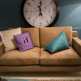 Lavender minimalistisch Wasserfarbe Kissen