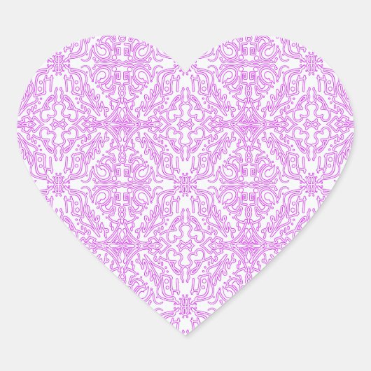 Lavender Mint Mandala Sticker (Vorderseite)