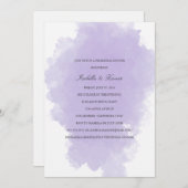 Lavender Mist | Probe - Abendessen Einladung (Vorne/Hinten)