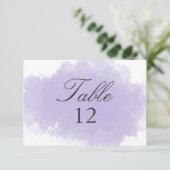 Lavender Mist | TISCHNUMMER (Stehend Vorderseite)