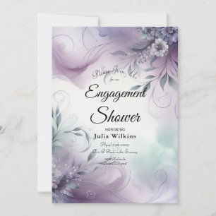 Lavender Mist und Watercolor Whispers Verlobung Einladung