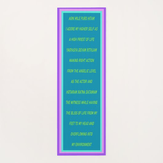 Lavender mit Shri Yogamatte (Rückseite)