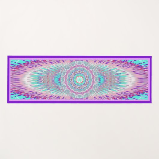 Lavender mit Shri Yogamatte (Vorderseite (Horizontal))