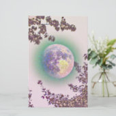 Lavender Moon Briefpapier (Stehend Vorderseite)