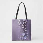 Lavender Moon Calm Dreamy Aesthetic Tasche (Vorderseite)