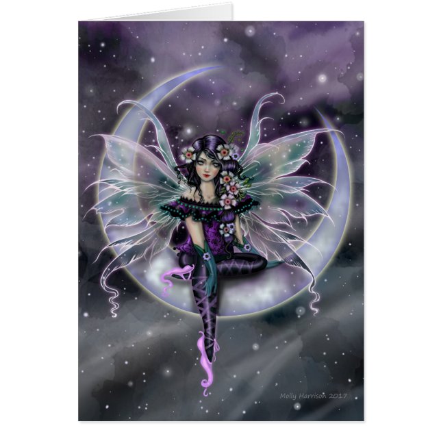 Lavender Moon Fairy Fantasy Kunst, Dichtung und Mu (Vorne)