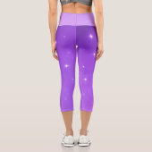 "LAVENDER MOON" HOCHHOSE CAPRI LEGGINGS (Rückseite)