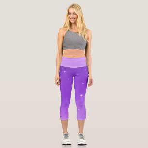 "LAVENDER MOON" HOCHHOSE CAPRI LEGGINGS