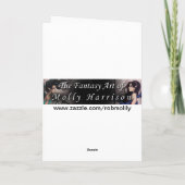 Lavender Moon Mystical Fantasy Faidies Art Karte (Rückseite)