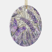 Lavender Morning Bliss - Mosaikkunst Keramik Ornament (Rechts)