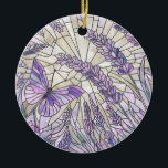 Lavender Morning Bliss - Mosaikkunst Keramik Ornament<br><div class="desc">Lavender Morning Bliss - Mosaikkunst</div>