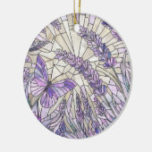 Lavender Morning Bliss - Mosaikkunst Keramik Ornament (Links)