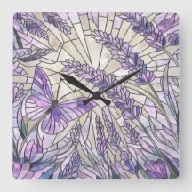 Lavender Morning Bliss - Mosaikkunst