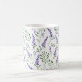 Lavender Natural Pattern Kaffeetasse (Mittel)